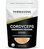 Terrasoul Superfoods Organic Cordyceps, 5.5oz | Adaptogenic Superfood, USDA Certified Organic, Gluten-Free, Vegan