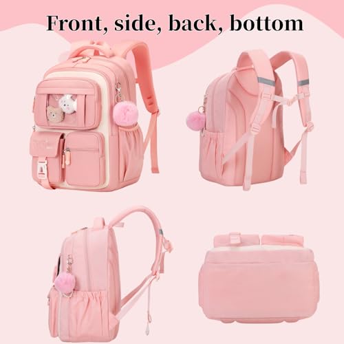 Image of Girls Backpack Kids Backpack for Girls Kawaii Ita Kids School Bookbag for Teen Elementary Middle School