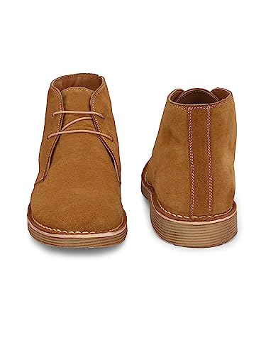 Image of Harrytech London Men's Lace up Casual Italian Real Suede REAL LEATHER Ankle Chukka Boot for Men