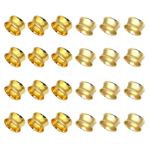 LAPooh Servilletero 6/12/24 Uds servilletero metálico Anillos Hebilla de servilleta Dorada for Bodas cenas Bodas recepciones reuniones Familiares Servilleteros Individuales (Color : Multi Color-6)