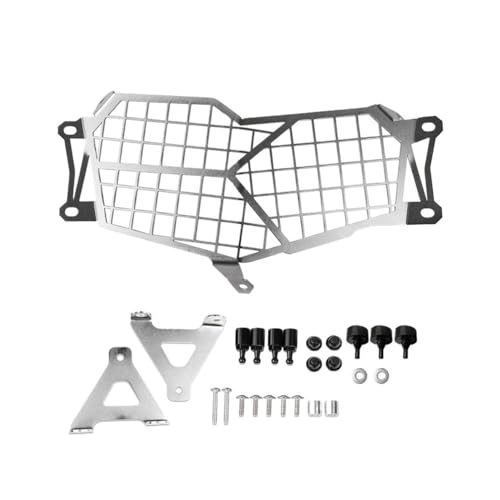 Couvercle protection grille phare moto F750GS pour préserver l'éclairage en enduro