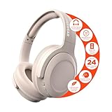 HyperGear Headphones Wireless - Bone Active Noise Cancelling Headphones Over Ear Bluetooth HD Audio Deep Bass Dual Noise Canceling Mics ANC Gym Headphone Wireless Over Ear Sound Cancelling Foldable