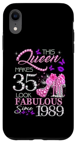 This Queen Makes 35 Look Fabulous Since 1989 35th Birthday �X�}�z�P�[�X iPhone XR �p