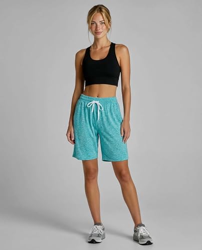 Image of 4 Pack: Women's Dry-Fit Athletic 7 inch Bermuda Long High Waisted Running Shorts Available in Plus Size Set