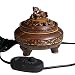 Produktbild electric incense burner Weihrauch-Brenner - Timing-Temperaturkontrolle Elektronischer Keramik-Diffusor für ätherisches Öl - Agarwood Räuchergefäß für Zuhause/Büro/SPA - Verschiedene Optionen
