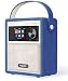 Produktbild Inscabin P200 Tragbarer DAB/DAB+/FM-Digitalradio/mit Bluetooth, Stereoklang, schönes Design, Doppelwecker, wiederaufladbarer Akku,(Blau)