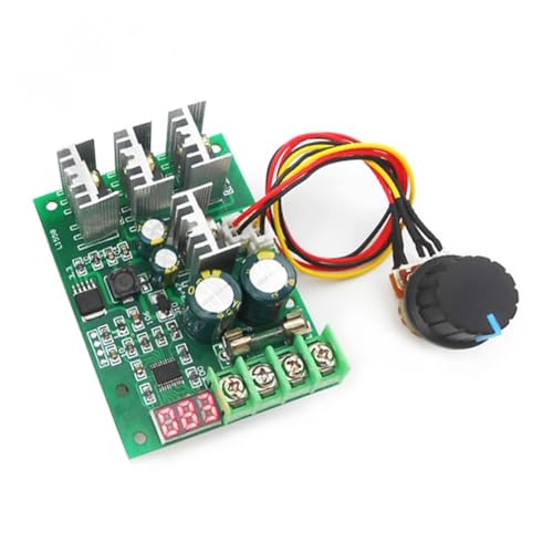 Controlador de velocidad de motor 6-60V regulador PWM digital reversible