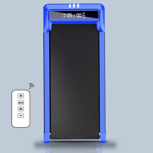 Image of Motorised Treadmill Workout Electric Running Walking Machine Adjustable Speed No Noise Fitness Equipment Smart Remote Control,Blue