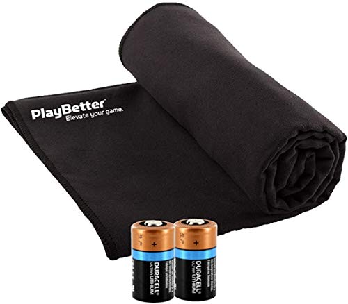 Bushnell Tour V5 (Standard) Golf Laser Rangefinder Patriot Pack Playbetter Bundle | With Carrying Case, Divot Tool, Playbetter Microfiber Towel And Two Batteries | Pinseeker Jolt, 6X Mag | 201901P #TOP6