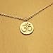 Self-Discovery Mala Om Symbol Necklace for Women - Yoga Inspired, Gold or Silver Chain, Spiritual Jewelry Gift (Gold Om)