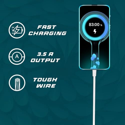 Image of Drumstone (𝐒𝐩𝐞𝐜𝐢𝐚𝐥 𝟏𝟓 𝐘𝐞𝐚𝐫𝐬 𝐖𝐚𝐫𝐫𝐚𝐧𝐭𝐲 2 Meter USB to Micro USB Cable | Fast Charging up to 2.4A & Data Sync | Long Micro USB Charging Cable for Android Phones, Power Bank