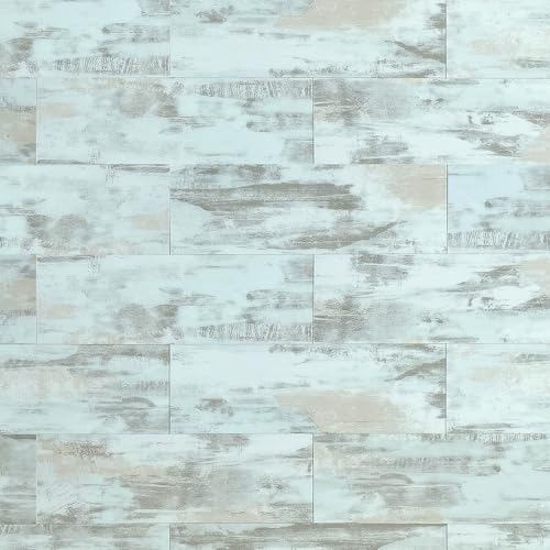 Image of BeNice Peel and Stick Backsplash for Kitchen Tile,Peel and Stick Tiles for Walls Tile Stickers Waterproof Marble Tile Backsplash 3.85 inchx11.73 inch(16Tiles) California Blue