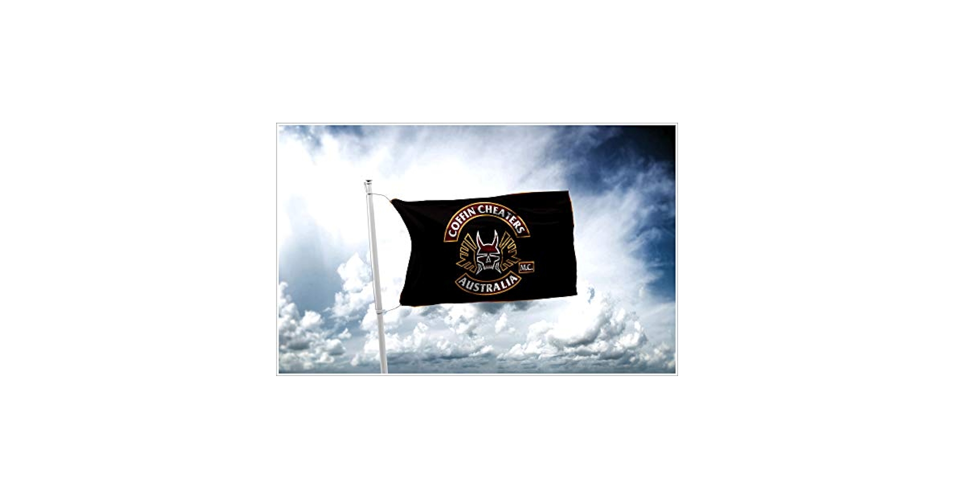 Outlaws Coffin Cheaters Motorcycle Club Garage Hangar