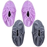 VANZACK 2 Pairs Bowling Shoe Covers Reusable Anti-Slip Shoe Protectors Lightweight Washable Indoor Covers for Bowling Sports Supplies