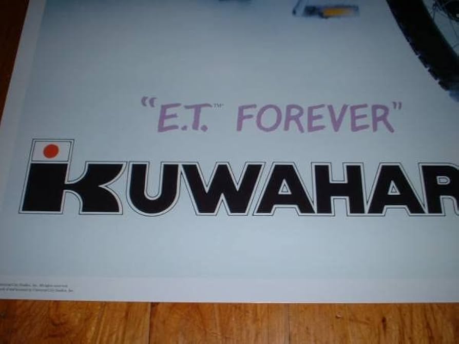 Amazon.co.jp: KUWAHARA × E.T. ポスター BMX クワハラ 桑原