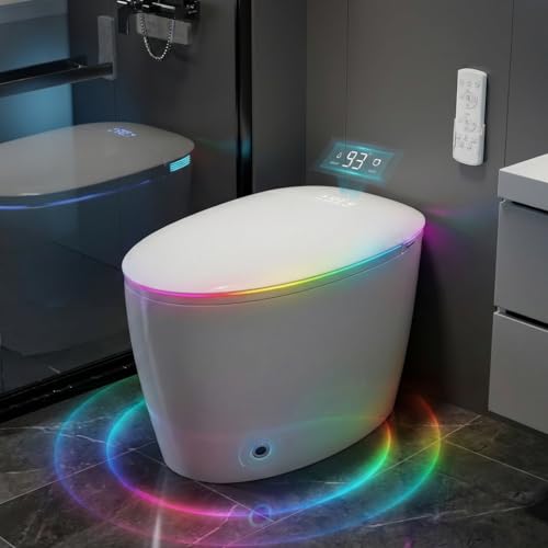 Luxury Smart Toilet with Bidet Built in,Auto Open Close,1000 MaP
