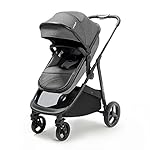 Mompush-Wiz-Baby-Stroller-with-True-Bassinet-Mode-for-Newborn-and-Toddler-Convertible-Carriage-Bassinet-to-Stroller-Reversible-Seat-Foot-Cover-and-Rain-Cover-Included-Large-Storage-Space