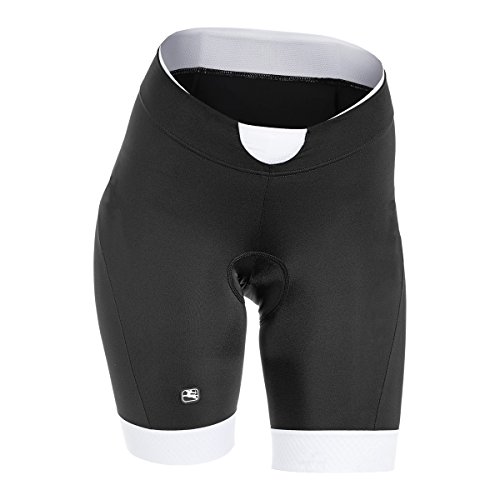 Short feminino Giordana SilverLine preto/branco, P