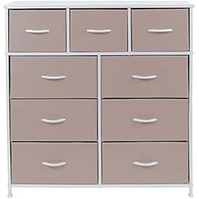 Sorbus Dresser with 9 Drawers - Furniture Storage Chest Tower Unit for Bedroom, Hallway, Closet, Office Organization…