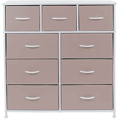 Sorbus Dresser with 9 Drawers - Furniture Storage Chest Tower Unit for Bedroom, Hallway, Closet, Office Organization…