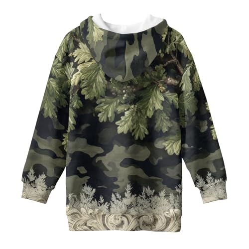 Pull à capuche doux contre le froid pour enfants avec poche pratique - 2