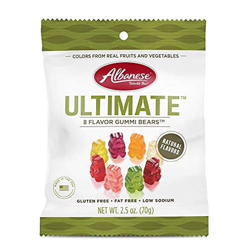 Albanese World's Best Ultimate 8 Flavor Gummi Bears, 2.5Oz Bag Of Candy (Pack Of 12) #TOP3