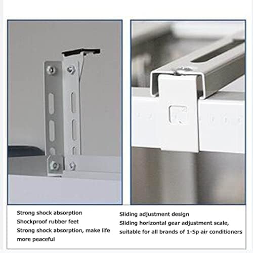 Soporte universal resistente para suelo que elimina vibraciones de split exterior 7