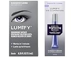 Lumify Redness Reliever Eye Drops 0.25 fl oz and Lumify Brightening Cream 0.5 fl oz, Hypoallergenic Eye Care Bundle