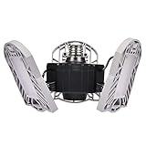 Godeye LED Garage Lights,60W LED Ceiling Lighting Cold White 6000LM,E26 Deformable LED Shop Lights Bulb for Barn,Factory,Industrial,Warehouse,Basement,Stadium,LED High Bay Lighting