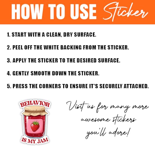 Image of MAIANEY [10Pcs, 3 inchx3 inch] ABA BCBA RBT Stickers, Behavior Analysis Vinyl Decals for Therapists, Teachers, Students - Funny Autism Therapy Waterproof for Laptop, Water Bottle, Mental Health Stickers