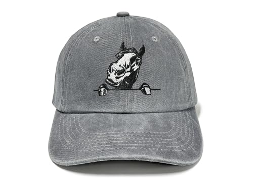 Image of Farm Animal Baseball Cap for Men Women, Goat Donkey Horse Pig Hat | Farm Life Inspiration, Classic Baseball Cap Design, Breathable Cotton Fabric, Secure Adjustable Buckle