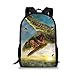 POLERO Kinderrucksack Kleiner Tagesrucksack für Kindergarten Wanderrucksack für Kinder mit Breiten und bequemen Gurten Pterodaktylus Dinosaurier
