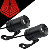 Angel Wings Projection Light Kit,LED Welcome Courtesy Carpet Light,Universal LED Underglow Ghost Shadow Light for Car Motorcycle etc. (Red)