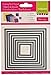 Price comparison product image Vaessen Creative Shape cutting dies squares, Steel, Black, 11x11x0.1 cm