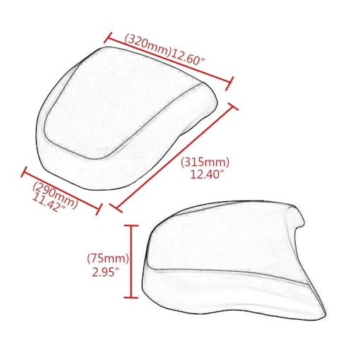 Asiento doble R1200GS piezas de motocicleta pasajero y delantero 2013-2017 6