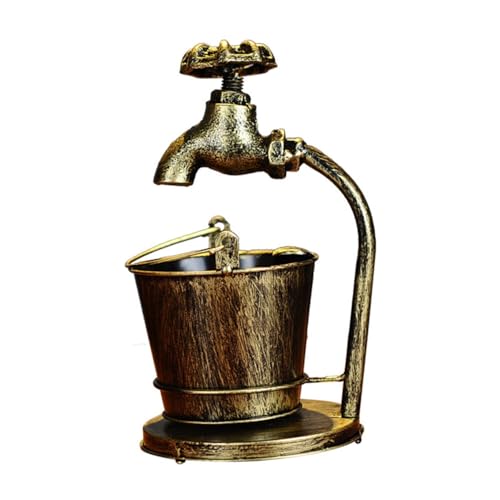PRETYZOOM Cendrier Retro Fer Forgé Fait Main Décoratif Vintage pour Bureau Accessoires de Photo pour Bar Café