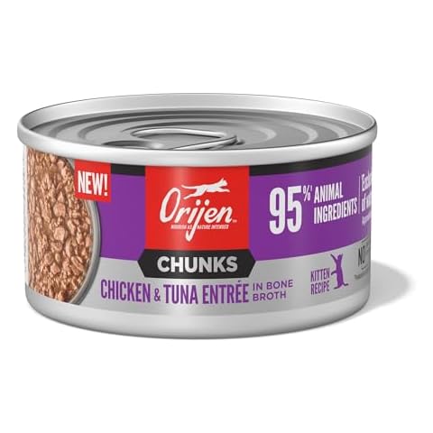 ORIJEN Chunks Chicken & Tuna Entrée for Kittens, 3o, 12 Count Cover