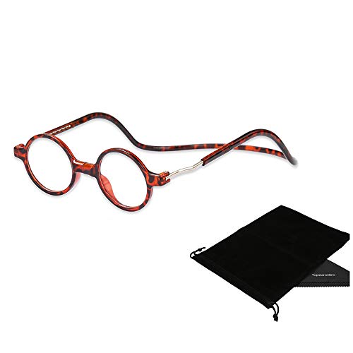 TOPSTARONLINE Runde Rahmen flexibel verstellbare Lesebrille Cover