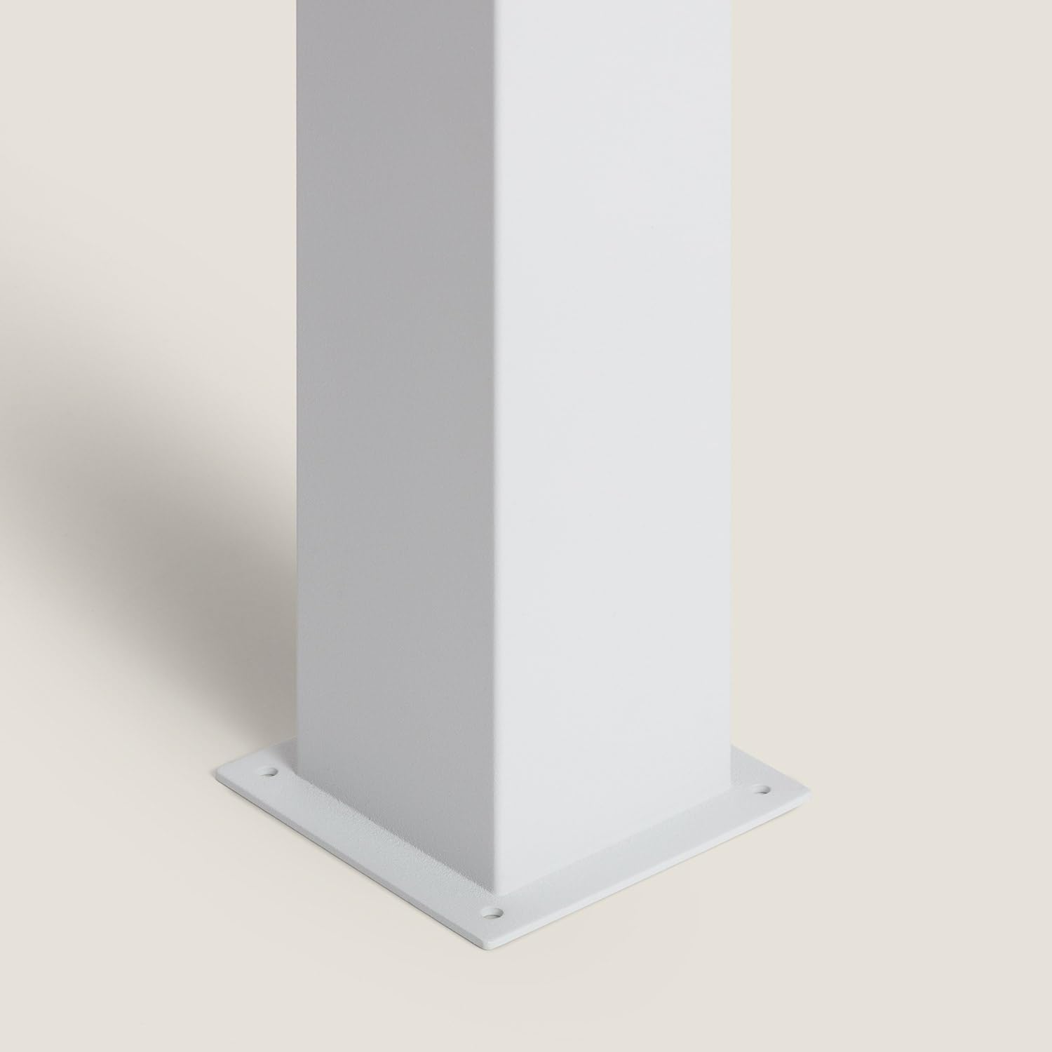 LEDKIA Baliza Exterior Superficie Pie 74cm Augusta Blanca Blanco