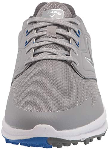 Callaway Men's Solana Sl Golf Shoe, Grey/Blue, 9 Wide #TOP1