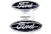 2004-2009 Ford F150 Blue Ford Logo Oval 9 Inch Grille & Tailgate Emblem (2) OEM