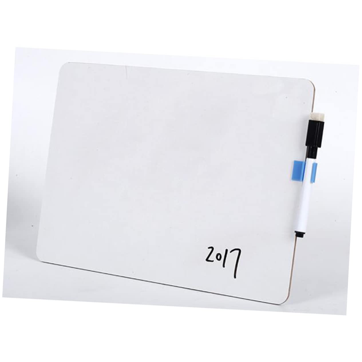 Kleine Weiße Tafel als Tisch Whiteboard 5 Stück Doppelseitig Leicht Abwischbar für Kinder mit Tafelschwamm Bürobedarf Schreibtisch