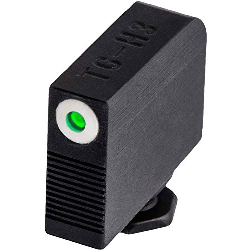 Image of TRUGLO Tritium Pro Night Sights, Compatible with Glock Handgun Models | Compact Durable Glow-in-The-Dark Front & Rear Gun Sight Set with Focus Lock Front Ring