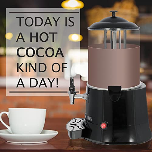 Marada 10L Commercial Hot Chocolate Maker Temperature Adjustable Electric Chocolate Melting Machine For Heating Chocolate Coffee Milk Hot Chocolate Dispenser Warmer Ce Certification (110V) #TOP3