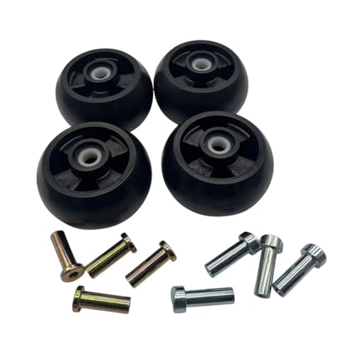 4Pcs Deck Gage Wheels AM125172 Replacement for Lawn Tractor 48 54 60 62 72 Decks Gx x700 x900 Premium PP Material