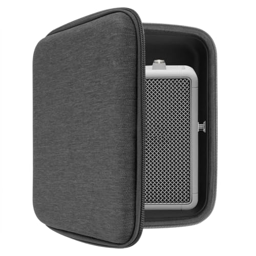 Geekria Carrying Case for Marshall Stockwell II Portable Bluetooth Speaker, Waterproof Wireless Speaker, Hard Shell Traveling Bag with Room for Cable, Charger, and Parts (Black)