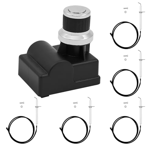 GR2210601-MM-00 Grill Igniter Replacement Parts for Members Mark Pulse Igniter 6 Outlet Wire Kit DHL-128-6Q GR2210601 5 Burner Gas Grill Parts Push Button Ignitor Ceramic Electrode Module Ignition