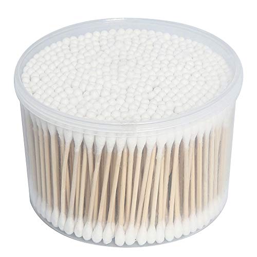 500X Brotes de algodón de bambú | Bastoncillos de algodón biodegradables | Brotes de algodón de bambú natural | Biodegradable Eco Friendly | Perfecto para limpieza del hogar y así sucesivamente.