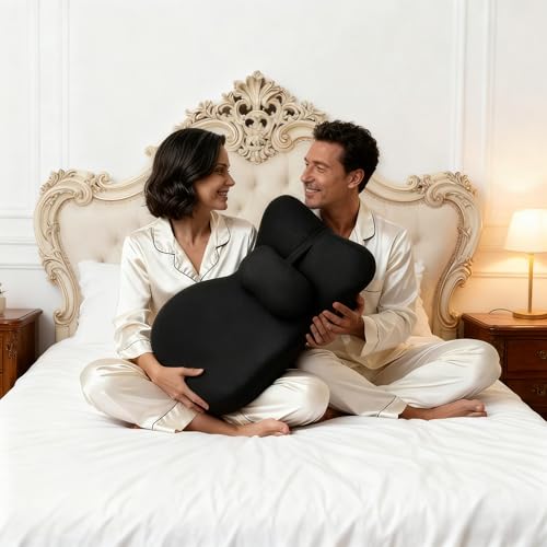 Sesrebet 27 Degree Couples Pillow, Ergonomic Posture Support for Spinal