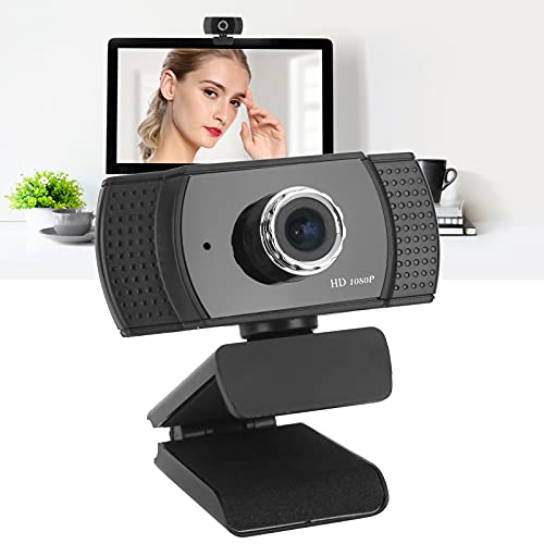 Elprico 1080P Full HD Webcam, USB-Webkamera mit Mikrofon für Desktop-Computer PC für Videoaufzeichnung Plug and Play – Bild 7
